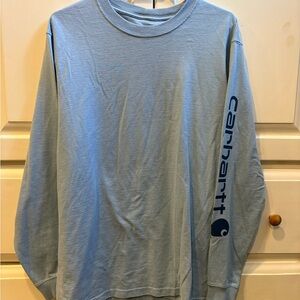 Carhartt Men's Light Blue Long Sleeve Tee